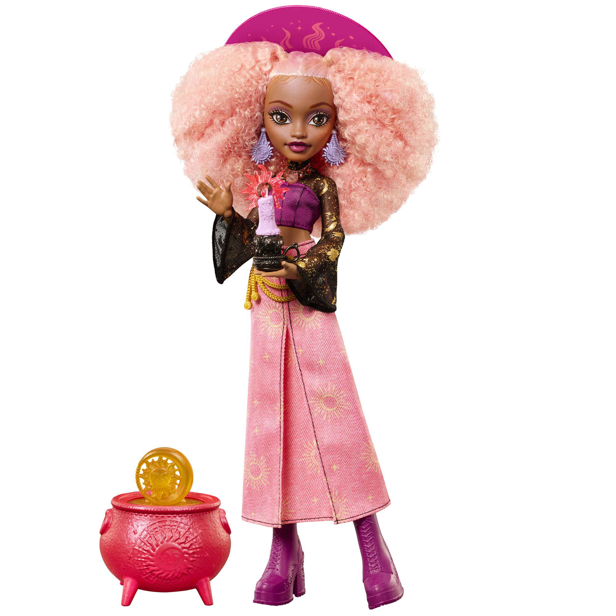 MONSTER HIGH MOONSPELL MAGIC lėlė Rae - saulės kerėtoja (JMB91) - Image 3