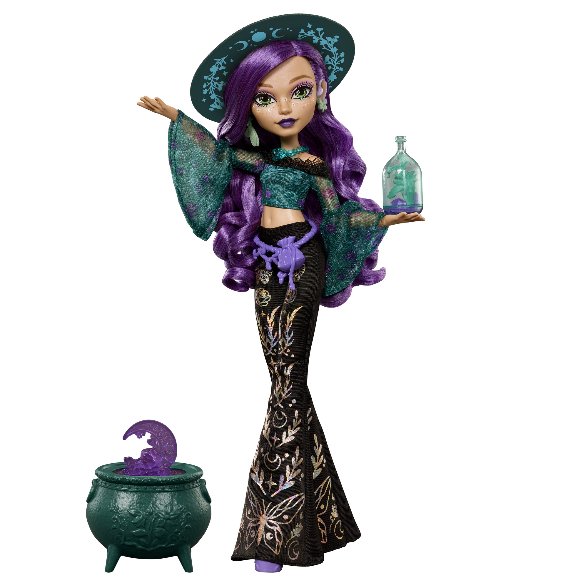 MONSTER HIGH MOONSPELL MAGIC lėlė Willow - gamtos kerėtoja (JMB92) - Image 3