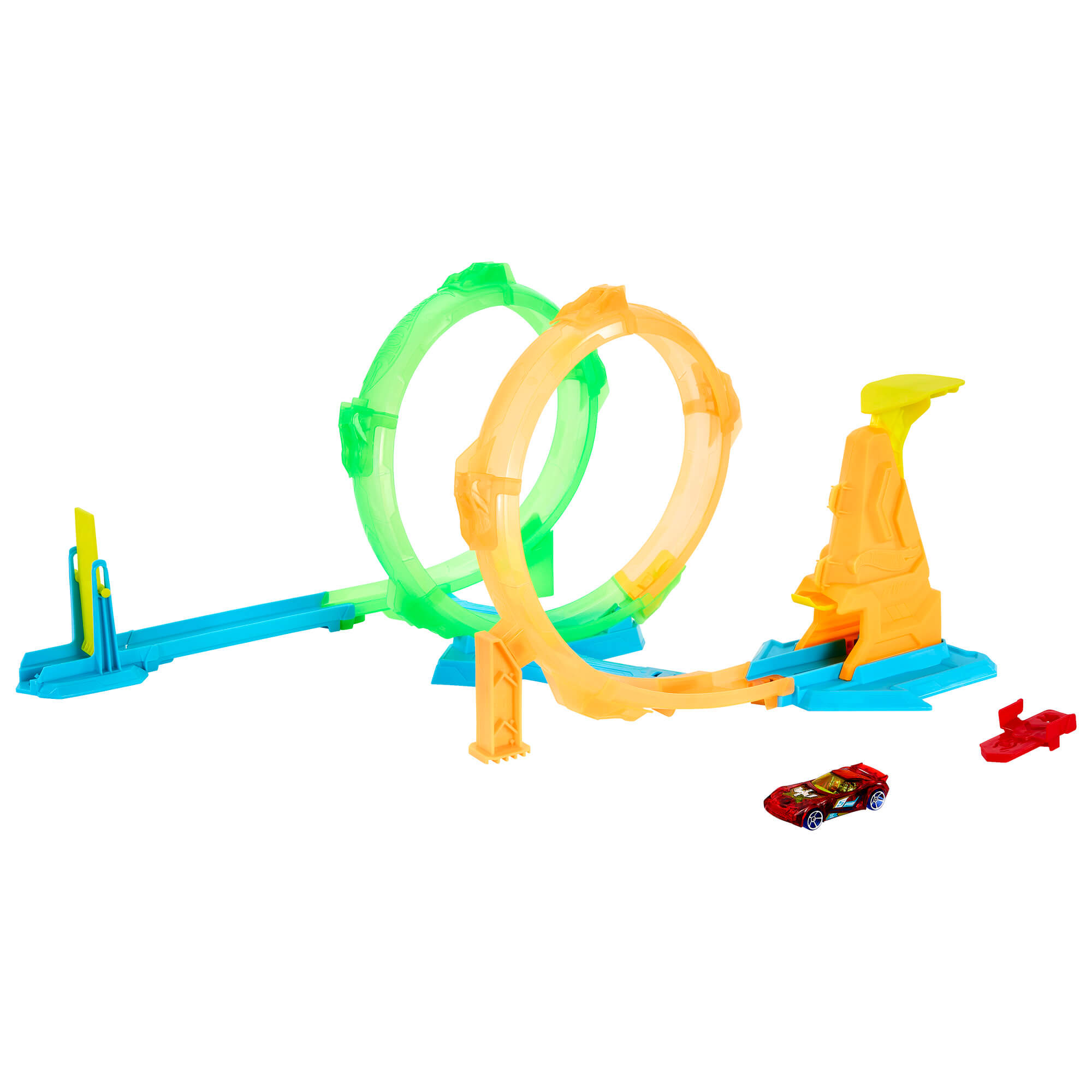 HOT WHEELS NEON SPEEDERS dvigubos kilpos trasa (JMG49) - Image 4