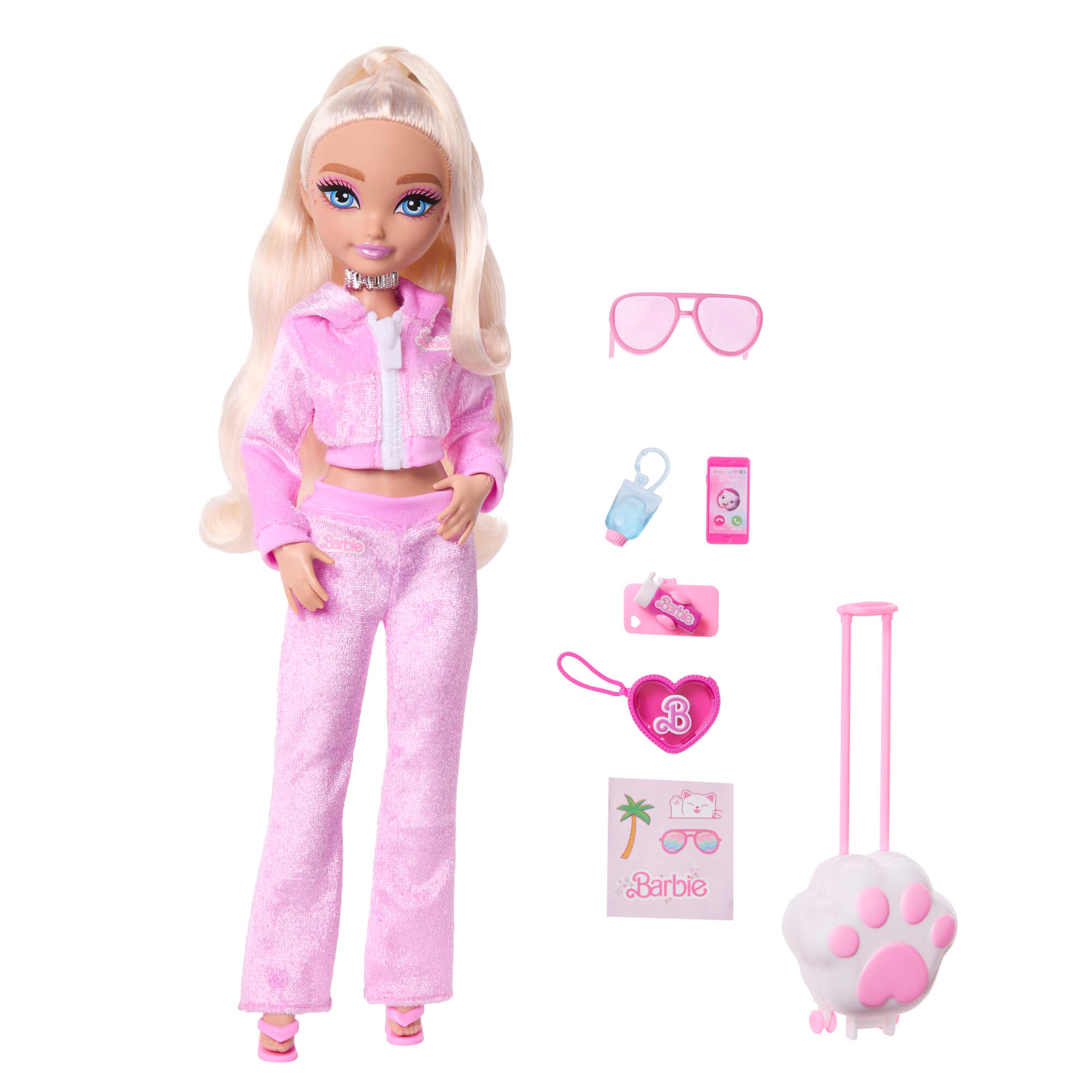 BARBIE DREAM BESTIES lėlė Malibu (kelionių tema) (JMV16) - Image 2