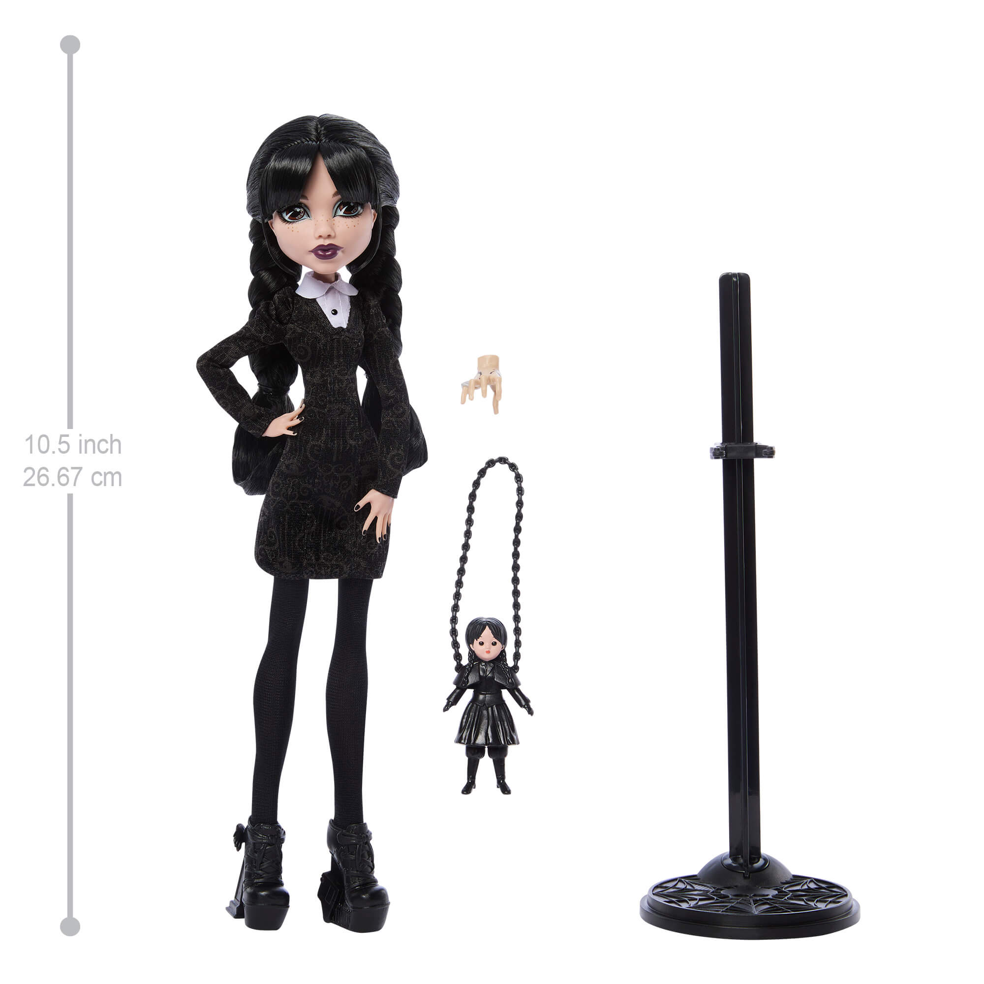 MONSTER HIGH X WEDNESDAY kolekcinė lėlė Trečiadienė (JNJ91) - Image 4