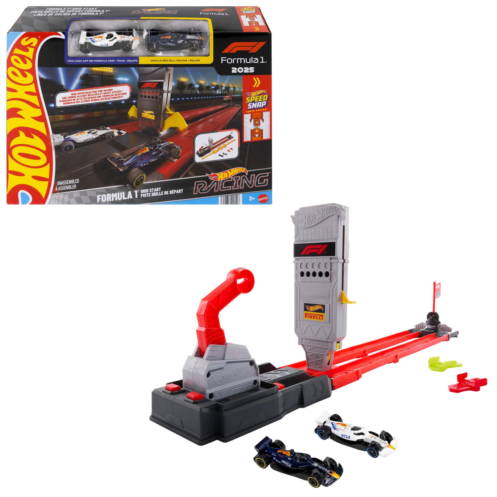 HOT WHEELS F1 lenktynių trasa – Grid Start (JNN35) - Image 2